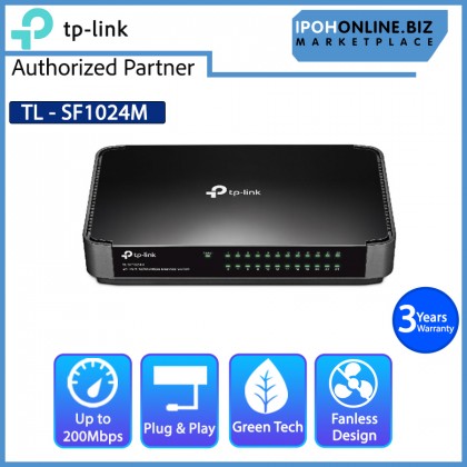 TP-LINK TL-SF1024M 24-PORT 10/100MBPS Desktop Switch